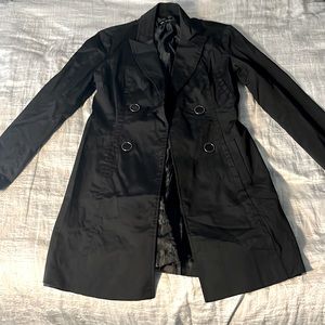 Black Bebe Trench Coat
